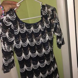 sequin homecoming dress! worn once!